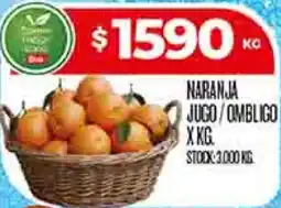 Supermercados DIA Naranja jugo/ombligo oferta