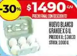 Supermercados DIA Huevo blanco grande oferta