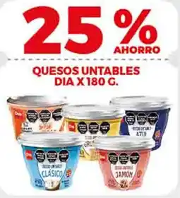 Supermercados DIA Dia quesos untables oferta