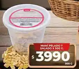 Supermercados DIA Maní pelado y salado oferta