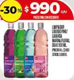 Supermercados DIA Dia limpiador liquido pind lavanda marina/floral oferta