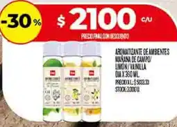 Supermercados DIA Dia aromatizante de ambientes manana de campo limon/vainilla oferta