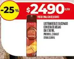 Supermercados DIA Dia lustramuebles siliconado con cera de abejas oferta