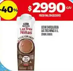 Supermercados DIA Las tres niñas leche chocolatada oferta