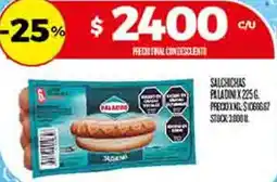 Supermercados DIA Paladini salchichas oferta