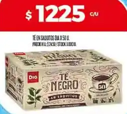 Supermercados DIA Dia té en saquitos oferta