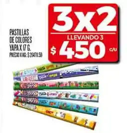 Supermercados DIA Yapa pastillas de colores oferta