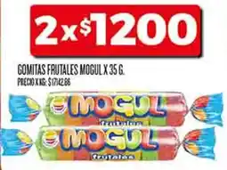 Supermercados DIA Mogul gomitas frutales oferta