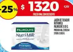 Supermercados DIA Palmolive jabón de tocador nutrimilk oferta