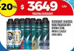Supermercados DIA Rexona desodorante en aerosol varias fragancias men oferta