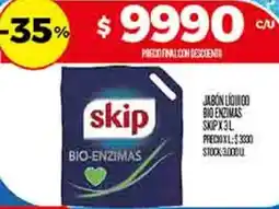 Supermercados DIA Skip jabón bio enzimas oferta