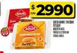 Supermercados DIA Adler queso danbo fetas oferta