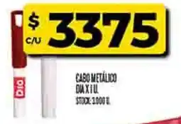 Supermercados DIA Dia cabo metálico oferta