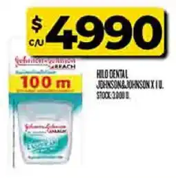 Supermercados DIA Johnson & Johnson hilo dental oferta