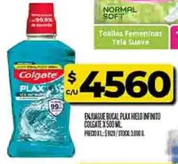 Supermercados DIA Colgate enjuague bucal plax hielo infinito oferta