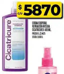 Supermercados DIA Cicatricure crema corporal reparación integra oferta