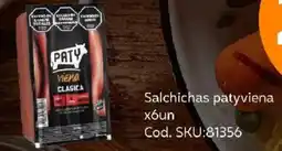 Supermercados Yaguar Patyviena salchichas oferta