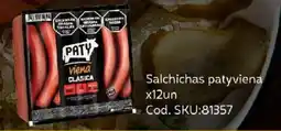 Supermercados Yaguar Patyviena salchichas oferta