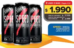 Carrefour Maxi Speed bebida energizante lata oferta