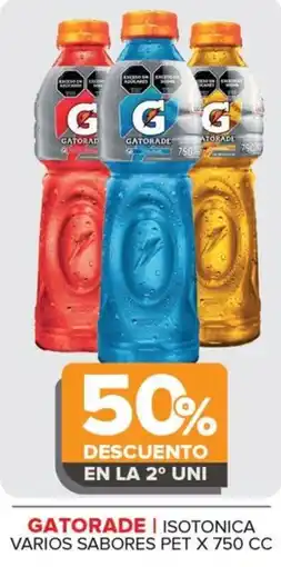 Carrefour Maxi Gatorade isotonica varios sabores pet oferta