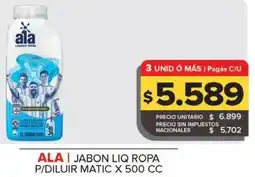 Carrefour Maxi Ala jabon liq ropa p/diluir matic oferta