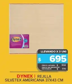 Carrefour Maxi Dynex rejilla silvetex americana oferta