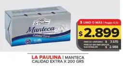 Carrefour Maxi La paulina manteca calidad extra oferta