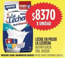 Supermercados Vea La lechera leche en polvo nutrifuerza, paq. oferta