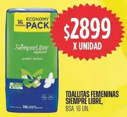 Supermercados Vea Siempre libre toallitas femeninas bsa oferta