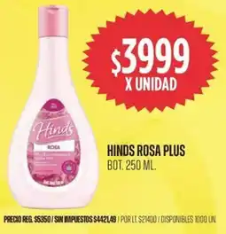 Supermercados Vea Hinds rosa plus bot. oferta