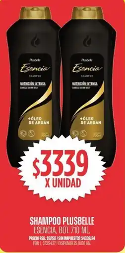 Supermercados Vea Plusbelle esencia shampoo bot. oferta