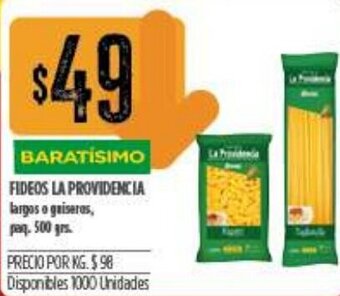 Supermercados Vea Fideos La Providencia 500grs oferta