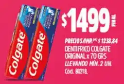Supermercados Yaguar Colgate dentifrico original oferta