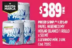 Supermercados Yaguar My hogar papel higienico blanco oferta