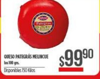 Supermercados Vea Queso Pategras Melincue 100grs oferta