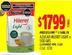 Supermercados Yaguar Hileret light azucar oferta