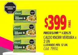 Supermercados Yaguar Knorr caldo verdura oferta