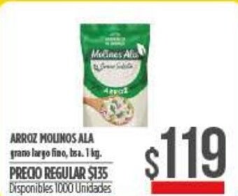 Supermercados Vea Arroz Molinos Ala 1kg oferta