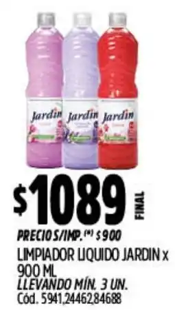 Supermercados Yaguar Jardin limpiador liquido oferta