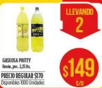 Supermercados Vea Gaseosa Pritty 2,25lts oferta