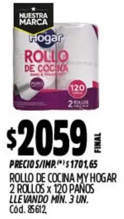 Supermercados Yaguar My hogar rollo de cocina oferta