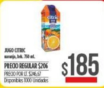 Supermercados Vea Jugo Citric 750ml oferta