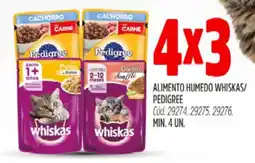 Supermercados Yaguar Whiskas/ Pedigree alimento humedo oferta