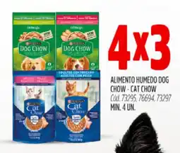 Supermercados Yaguar Dog chow-Cat chow alimento humedo oferta