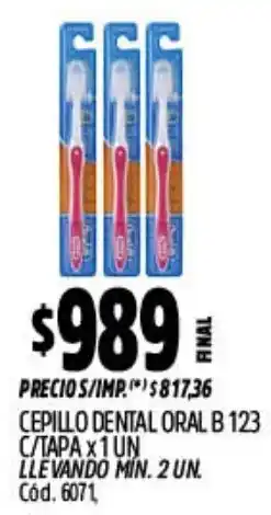 Supermercados Yaguar Oral B cepillo dental 123 с/тара oferta