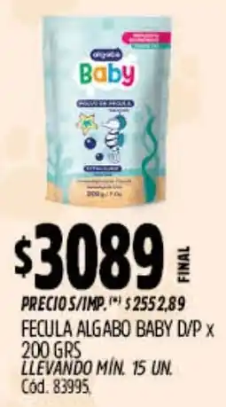 Supermercados Yaguar Algabo fecula baby d/p oferta