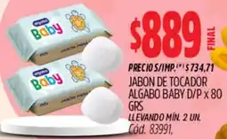 Supermercados Yaguar Algabo baby jabon de tocador d/p oferta