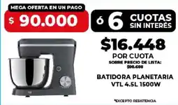 Supermayorista Vital Batidora planetaria vtl oferta