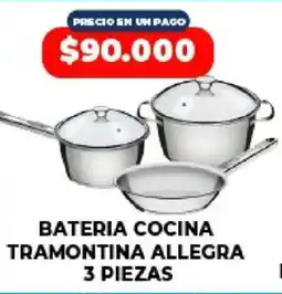 Supermayorista Vital Bateria cocina tramontina allegra oferta