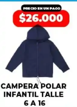 Supermayorista Vital Campera polar infantil oferta